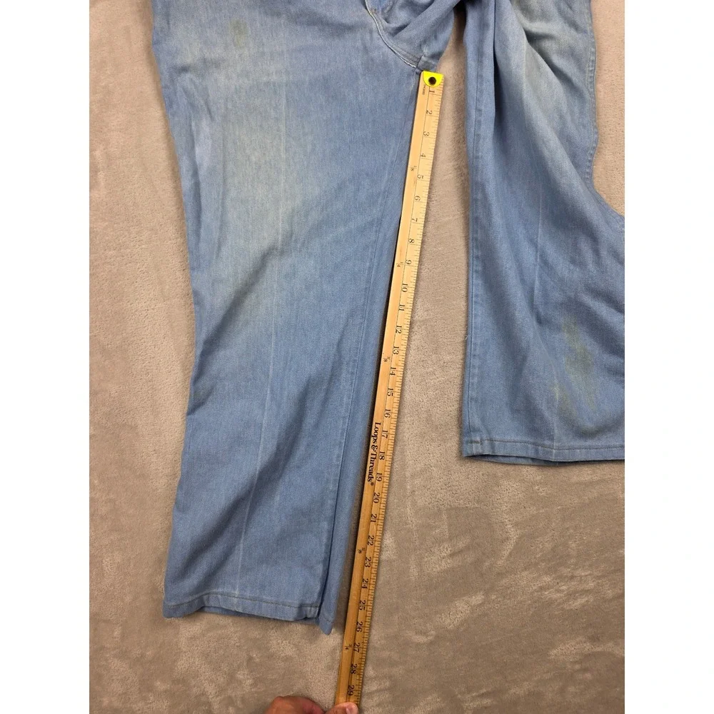Vintage Wrangler Jeans Mens 40x30 Fit 38x27 Blue USA Made Denim Pants 70s *Read